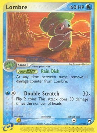 Lombre (45/100) [EX: Sandstorm] Reverse Holofoil