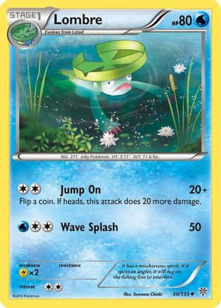 Lombre (30/135) [Black & White: Plasma Storm] Reverse Holofoil