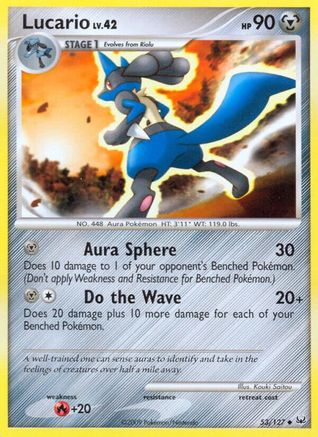 Lucario (53/127) [Platinum: Base Set] Reverse Holofoil