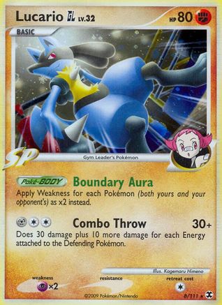Lucario GL (8/111) [Platinum: Rising Rivals] Reverse Holofoil