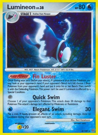 Lumineon (4/100) [Diamond & Pearl: Stormfront] Reverse Holofoil