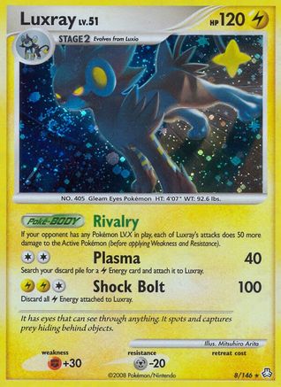 Luxray (8/146) [Diamond & Pearl: Legends Awakened] Reverse Holofoil