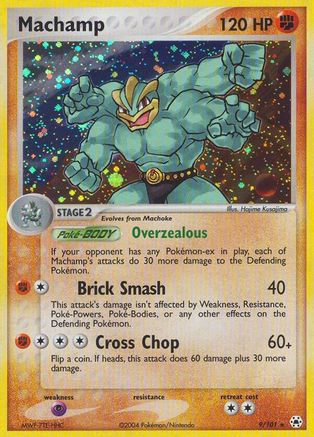 Machamp (9/101) [EX: Hidden Legends] Reverse Holofoil