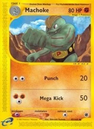 Machoke (85/165) [Expedition: Base Set] Reverse Holofoil