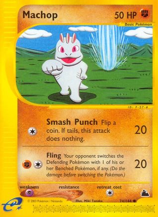 Machop (74/144) [Skyridge] Reverse Holofoil