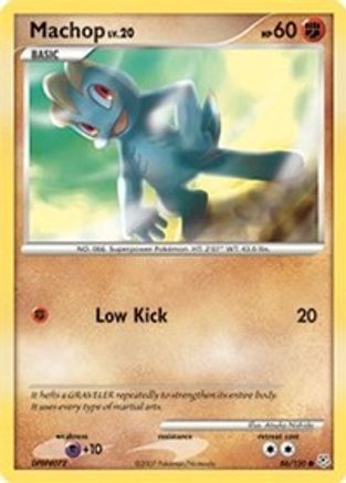 Machop (86/130) [Diamond & Pearl: Base Set] Reverse Holofoil