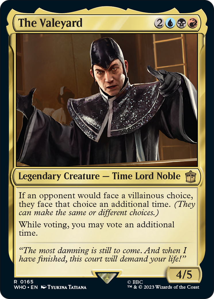The Valeyard [Doctor Who] Foil