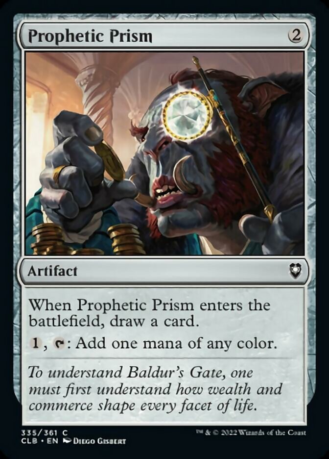 Prophetic Prism [Commander Legends: Battle for Baldur's Gate] Foil