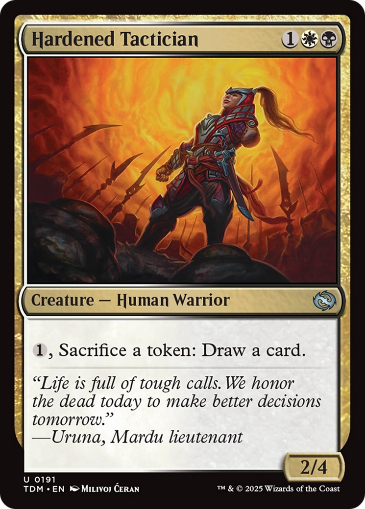 Hardened Tactician [Tarkir: Dragonstorm] Foil