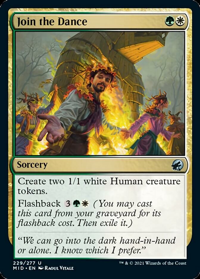 Join the Dance [Innistrad: Midnight Hunt] Foil