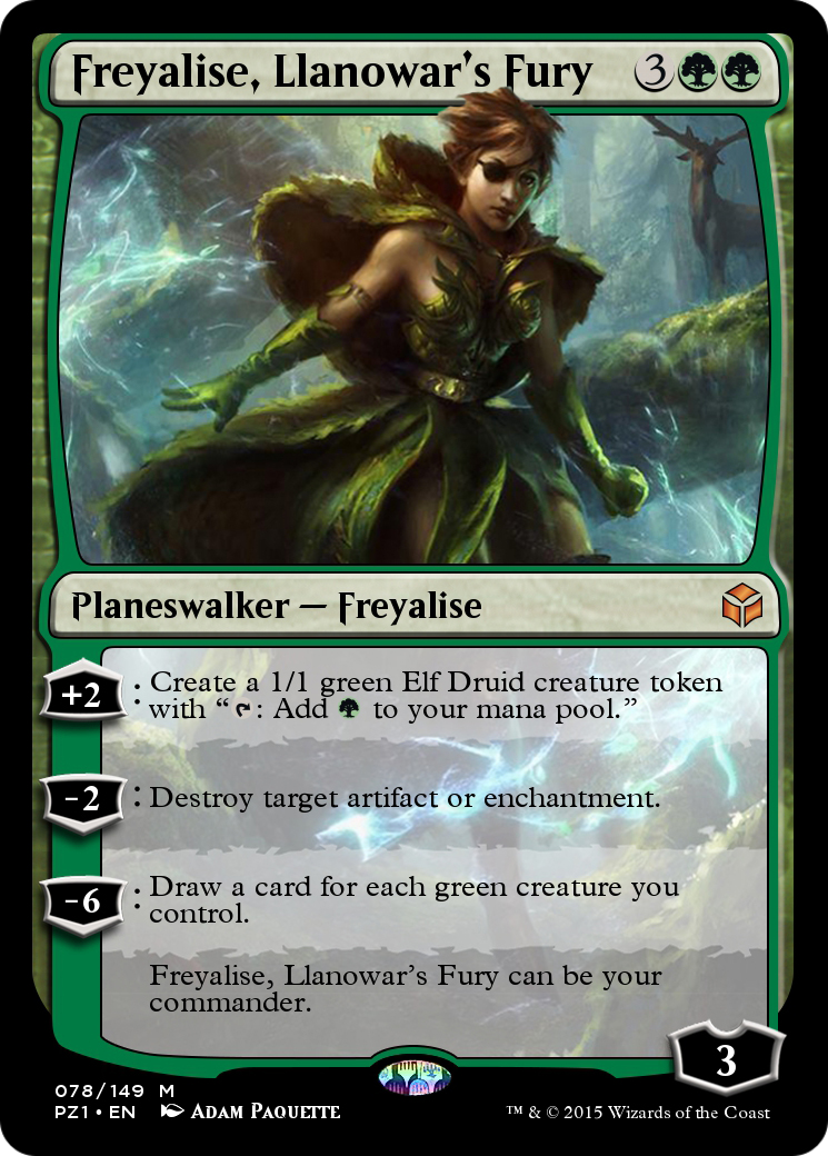 Freyalise, Llanowar's Fury  [Legendary Cube Prize Pack] Foil