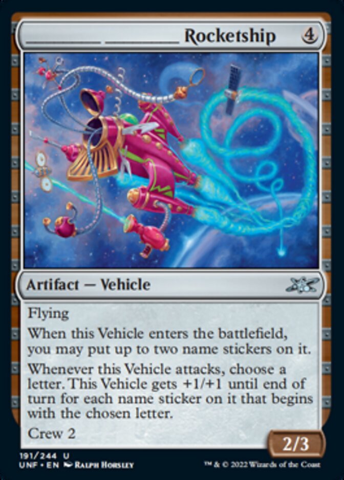 _____ _____ Rocketship [Unfinity] Foil