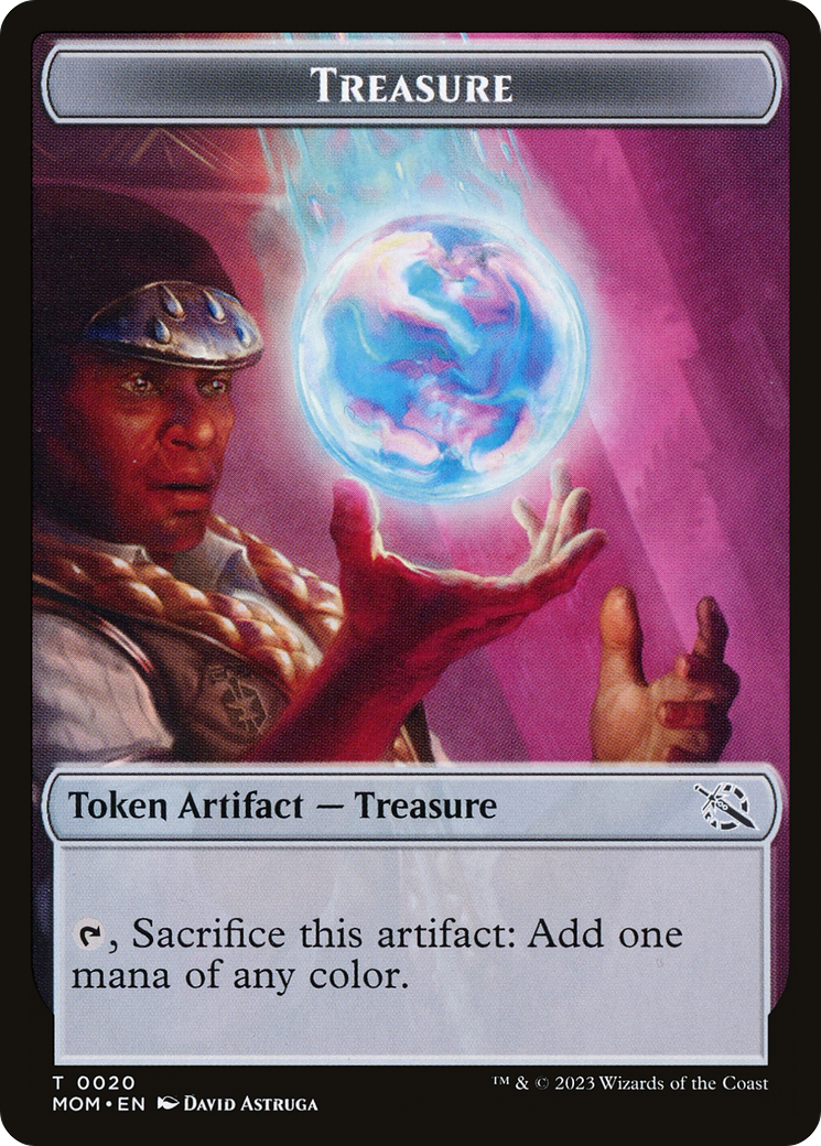Treasure  [March of the Machine Tokens] Foil