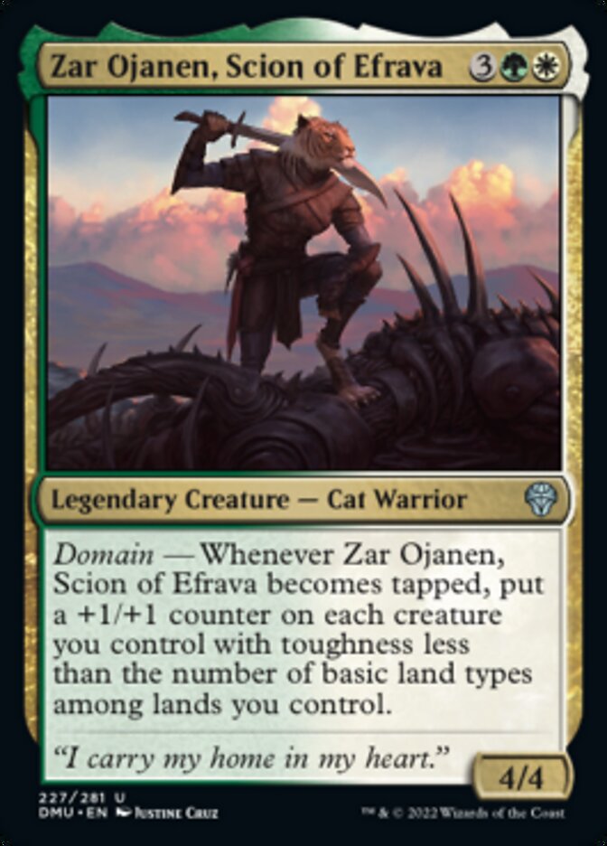 Zar Ojanen, Scion of Efrava [Dominaria United] Foil