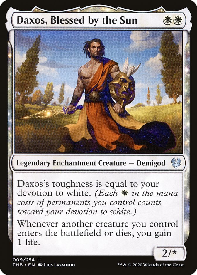 Daxos, Blessed by the Sun [Theros Beyond Death] Foil