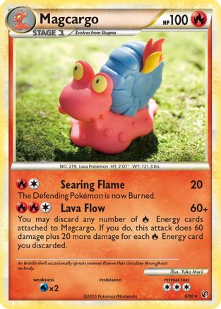 Magcargo (6/90) [HeartGold & SoulSilver: Undaunted] Reverse Holofoil