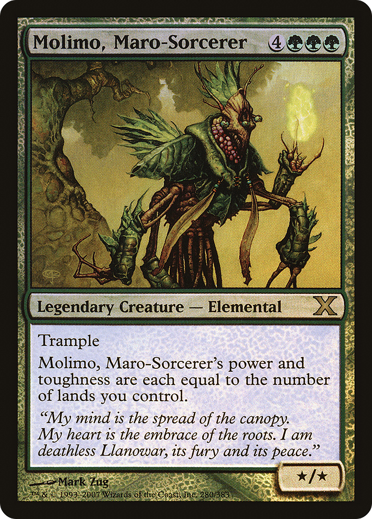 Molimo, Maro-Sorcerer  [Tenth Edition] Foil