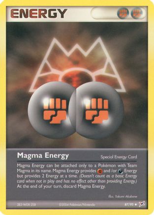 Magma Energy (87/95) [EX: Team Magma vs Team Aqua] Reverse Holofoil