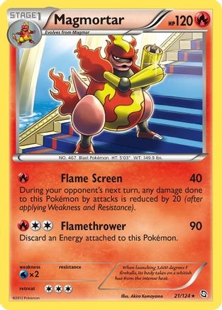 Magmortar (21/124) [Black & White: Dragons Exalted] Reverse Holofoil