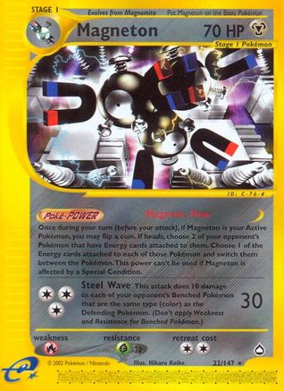 Magneton (22/147) [Aquapolis] Reverse Holofoil