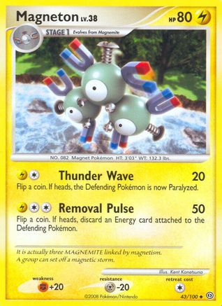 Magneton (43/100) [Diamond & Pearl: Stormfront] Reverse Holofoil