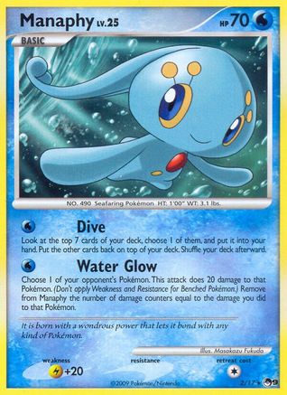 Manaphy (2/17) [POP Series 9] Holofoil