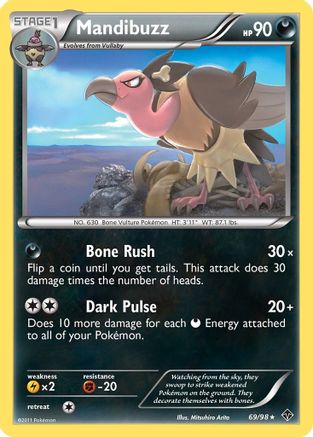 Mandibuzz (69/98) [Black & White: Emerging Powers] Reverse Holofoil