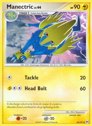 Manectric (44/99) [Platinum: Arceus] Reverse Holofoil