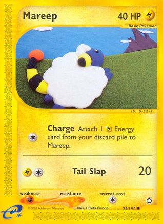 Mareep (93/147) [Aquapolis] Reverse Holofoil