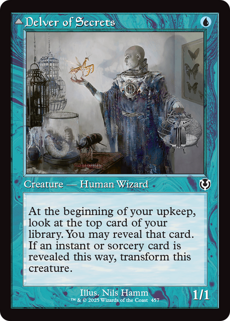 Delver of Secrets // Insectile Aberration (Retro Frame) [Innistrad Remastered] Foil