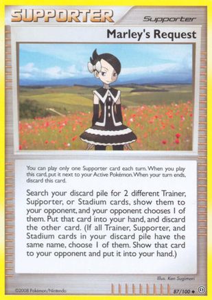 Marley's Request (87/100) [Diamond & Pearl: Stormfront] Reverse Holofoil