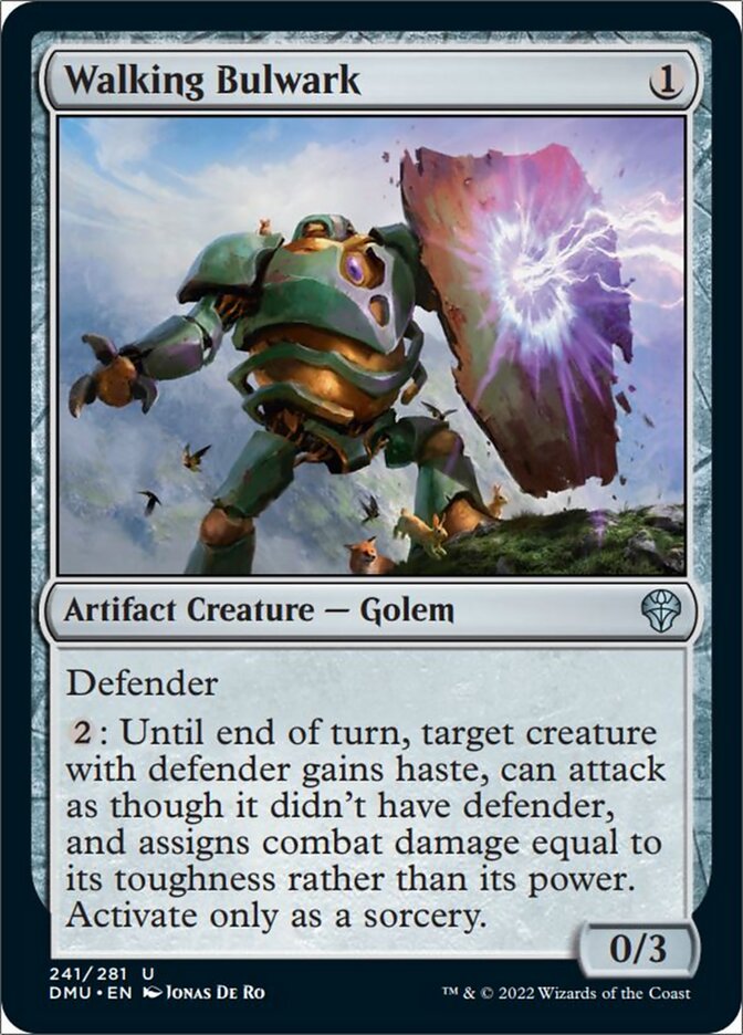Walking Bulwark [Dominaria United] Foil