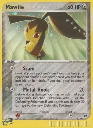 Mawile (9/100) [EX: Sandstorm] Reverse Holofoil