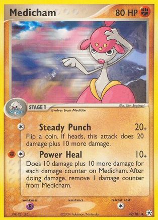 Medicham (42/101) [EX: Hidden Legends] Reverse Holofoil
