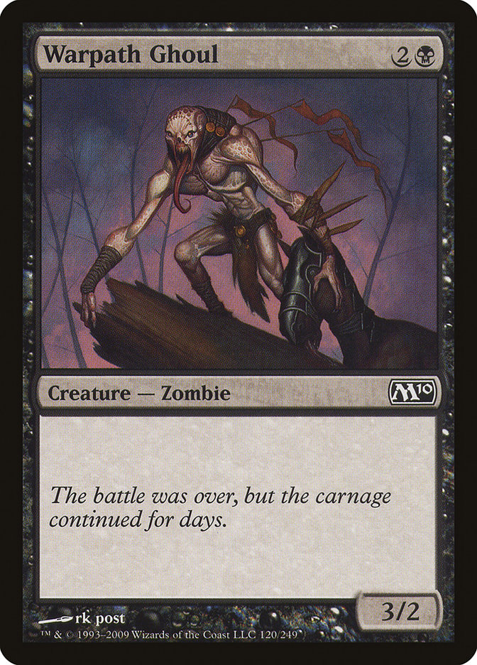 Warpath Ghoul [Magic 2010] Foil