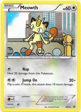 Meowth (BW35) [Black & White: Black Star Promos] Holofoil