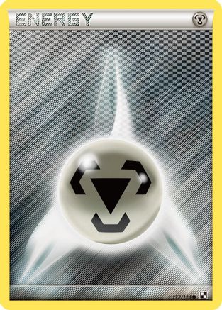 Metal Energy (112/114) [Black & White: Base Set] Reverse Holofoil