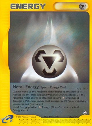 Metal Energy (143/147) [Aquapolis] Reverse Holofoil