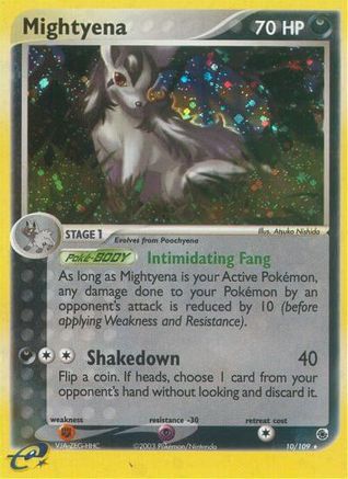 Mightyena (10/109) [EX: Ruby & Sapphire] Reverse Holofoil