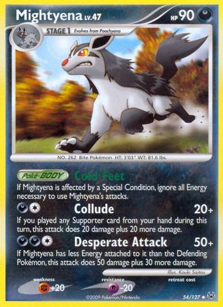Mightyena (54/127) [Platinum: Base Set] Reverse Holofoil