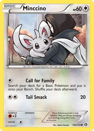 Minccino (104/113) [Black & White: Legendary Treasures] Reverse Holofoil