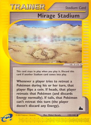 Mirage Stadium (132/144) [Skyridge] Reverse Holofoil