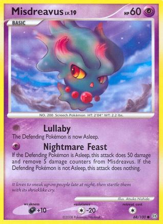 Misdreavus (68/100) [Diamond & Pearl: Stormfront] Reverse Holofoil
