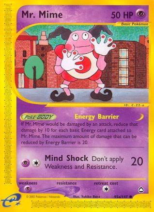 Mr. Mime (95a/147) [Aquapolis] Reverse Holofoil