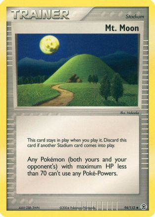 Mt. Moon (94/112) [EX: FireRed & LeafGreen] Reverse Holofoil