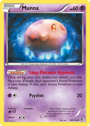 Munna (68/149) [Black & White: Boundaries Crossed] Reverse Holofoil
