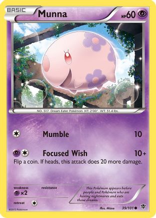 Munna (39/101) [Black & White: Plasma Blast] Reverse Holofoil