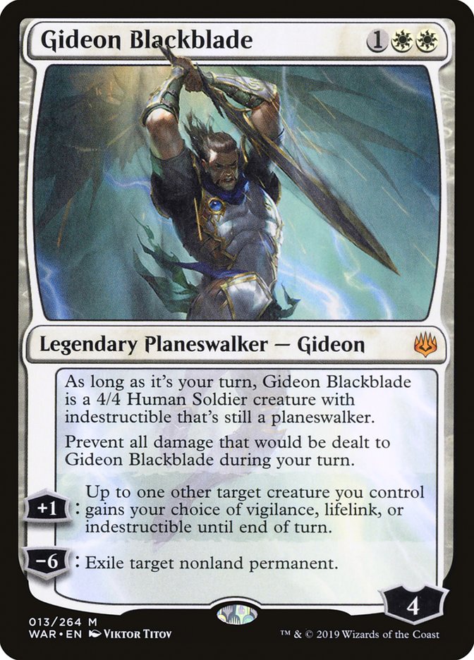 Gideon Blackblade [War of the Spark] Foil