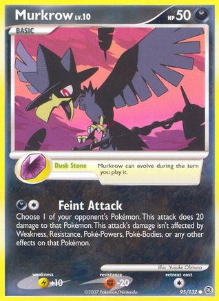 Murkrow (95/132) [Diamond & Pearl: Secret Wonders] Reverse Holofoil