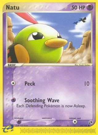 Natu (69/100) [EX: Sandstorm] Reverse Holofoil